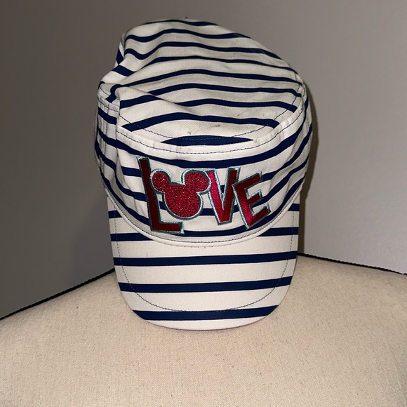 Disney Accessories - NWT! Disney Sparkly Mickey Love Hat